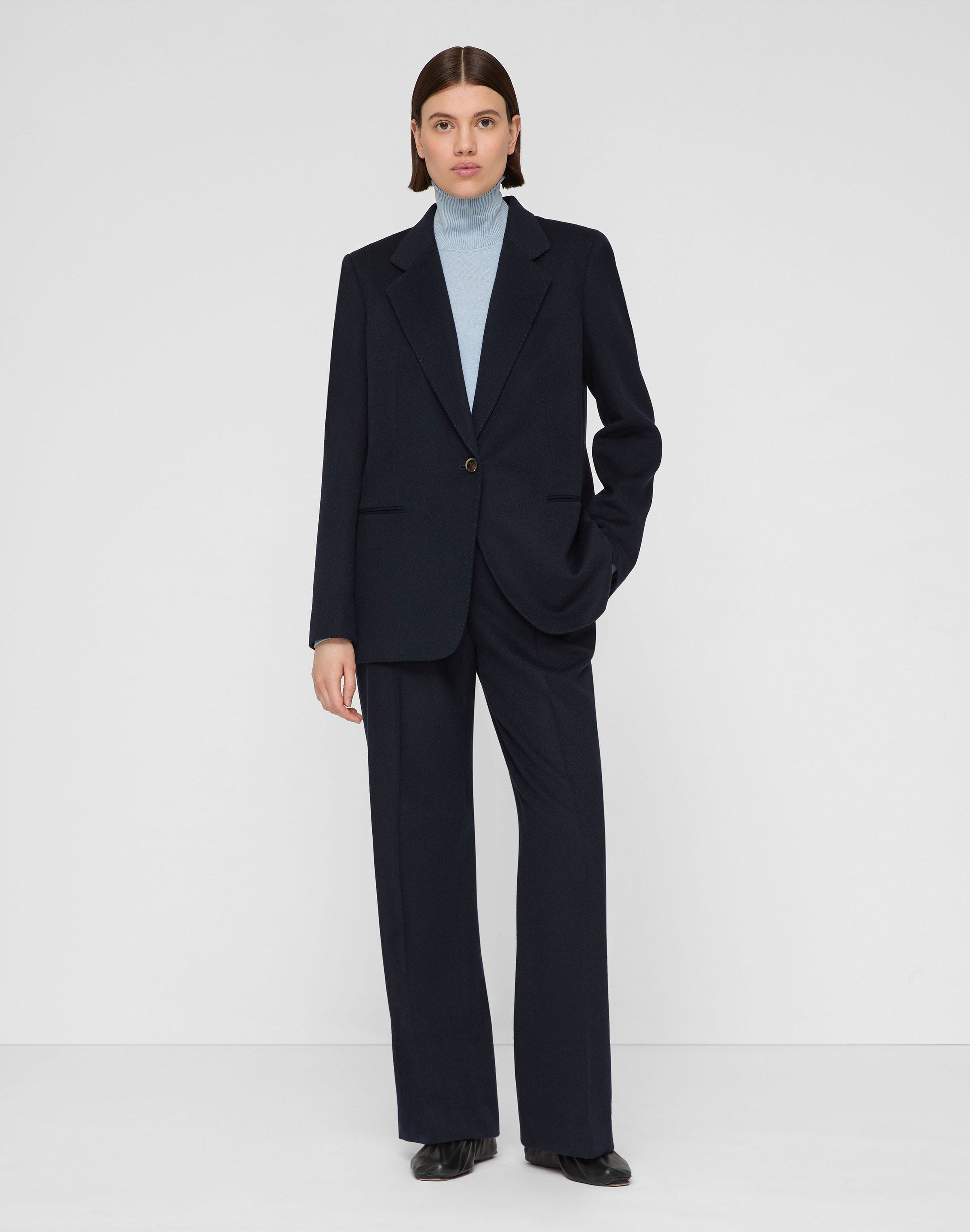 Petite Camel Hair Sullivan Pant