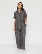 Organic Linen Wyatt Barrel Leg Pant