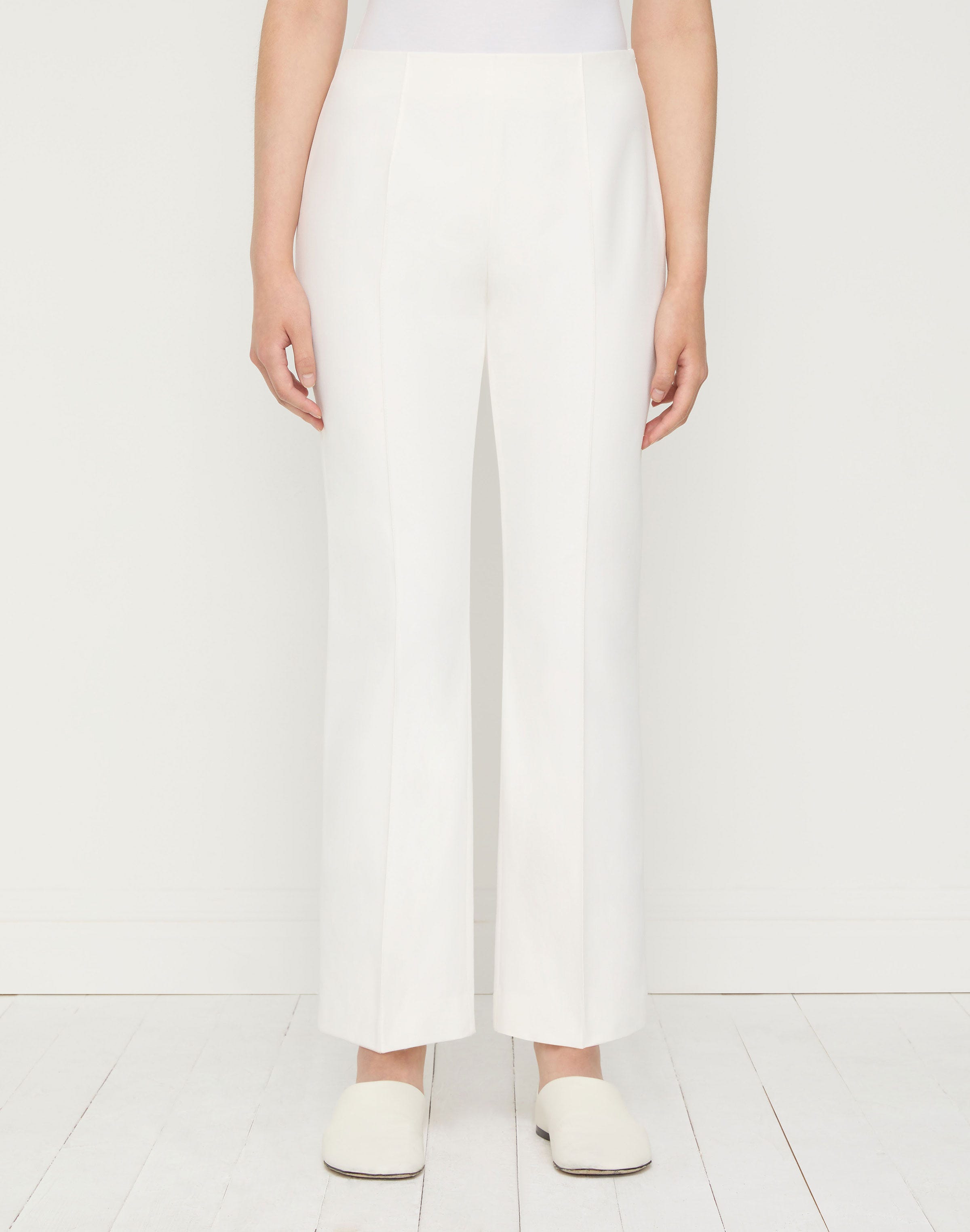 Techno Stretch Twill Vesey Flared Ankle Pant  
