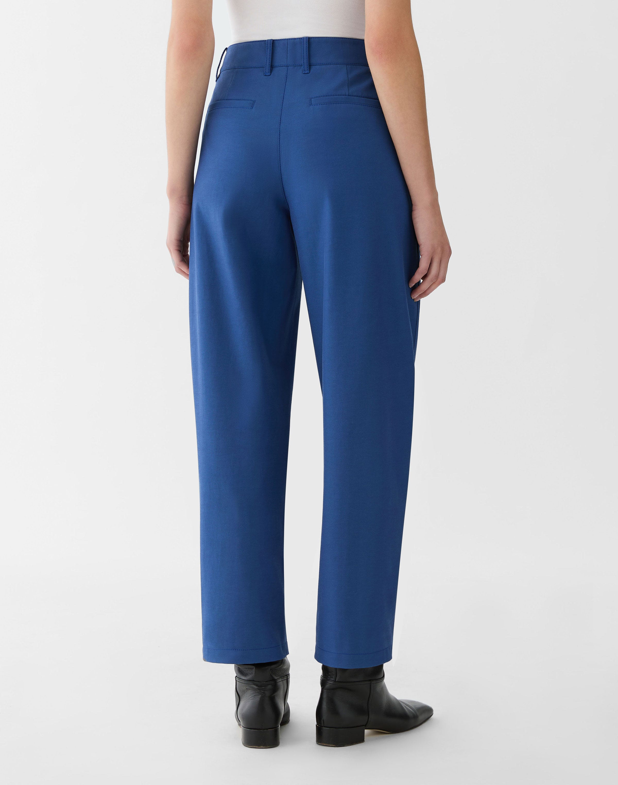 Petite Techno Stretch Twill Chrystie Barrel Leg Chino