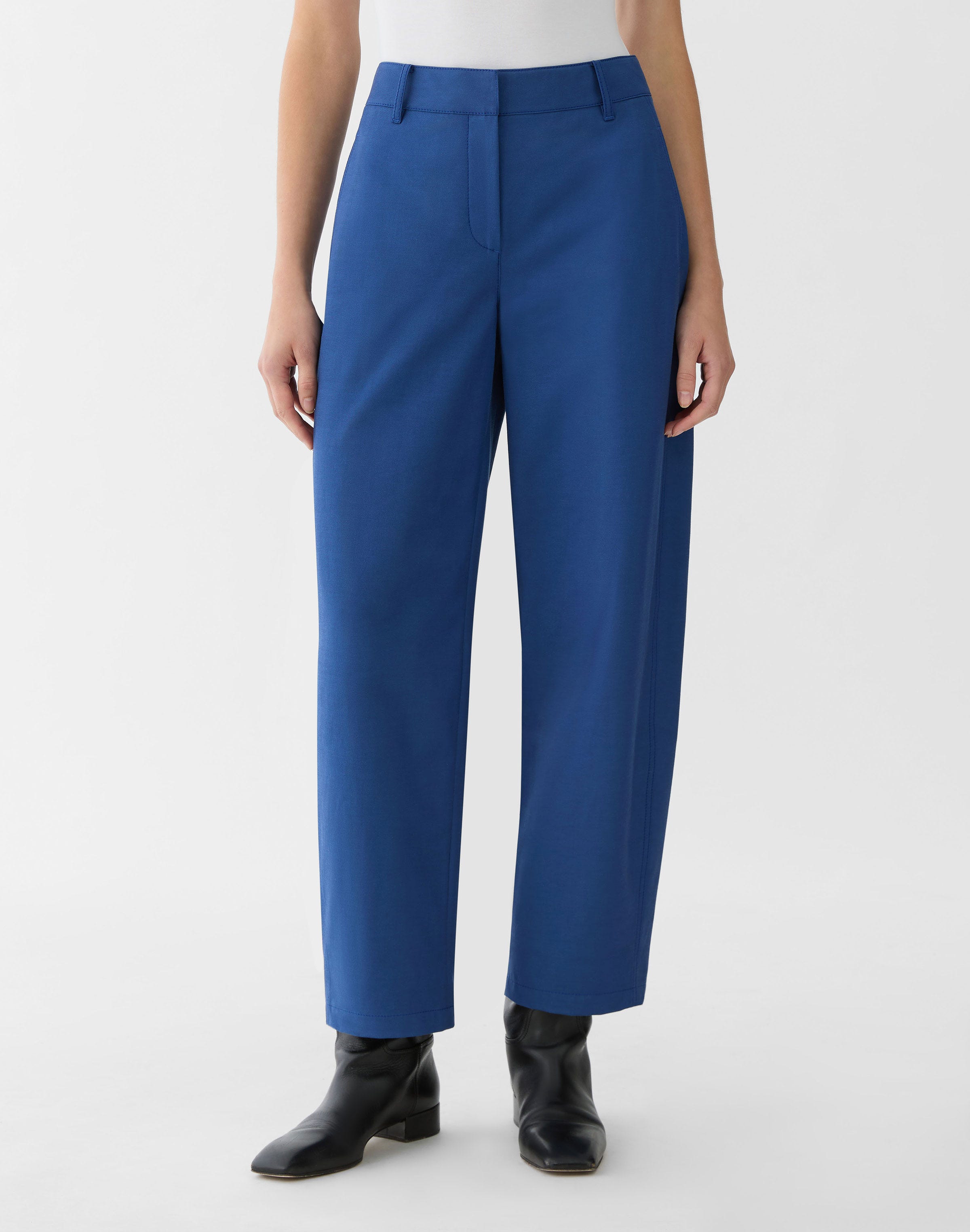 Petite Techno Stretch Twill Chrystie Barrel Leg Chino