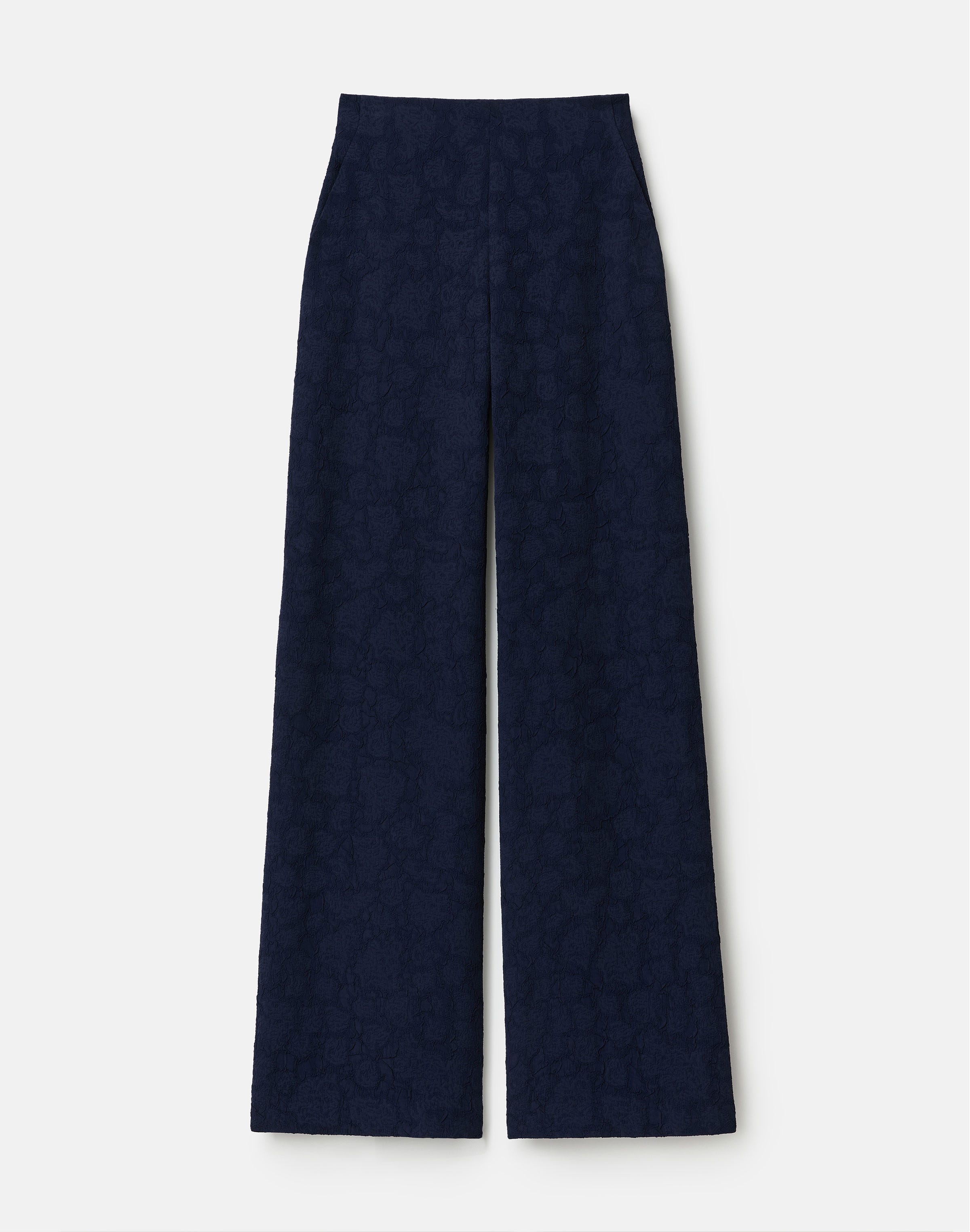 Rosette Jacquard Thames Wide Leg Pant