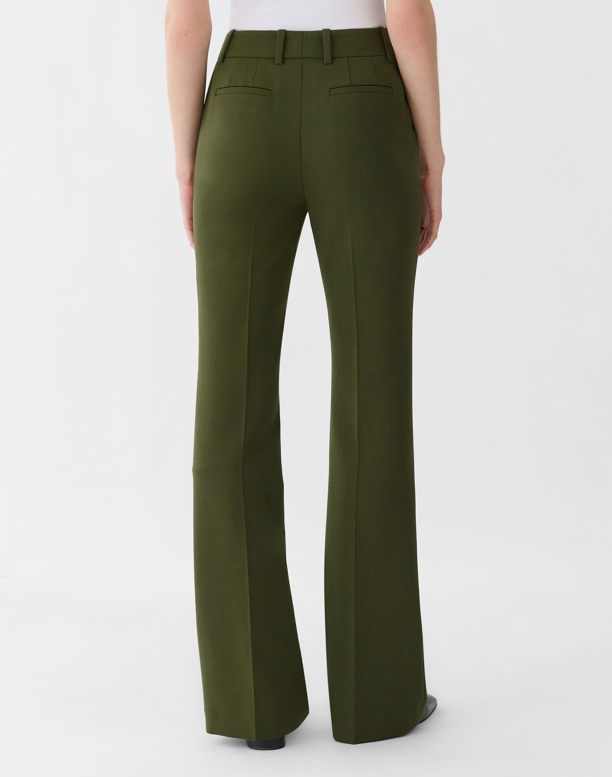 Responsible Wool Double Face Reade Flare Pant