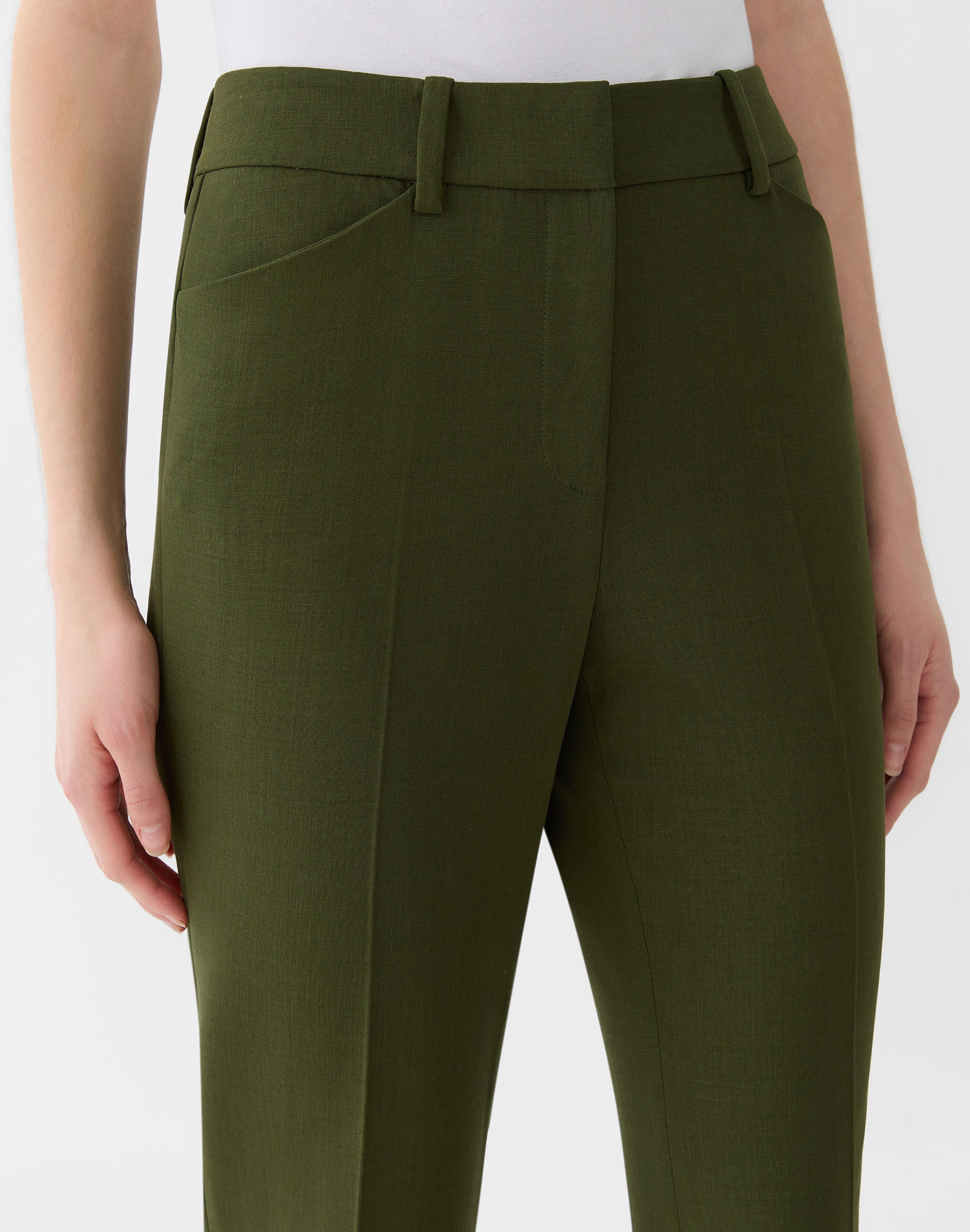 Responsible Wool Double Face Reade Flare Pant