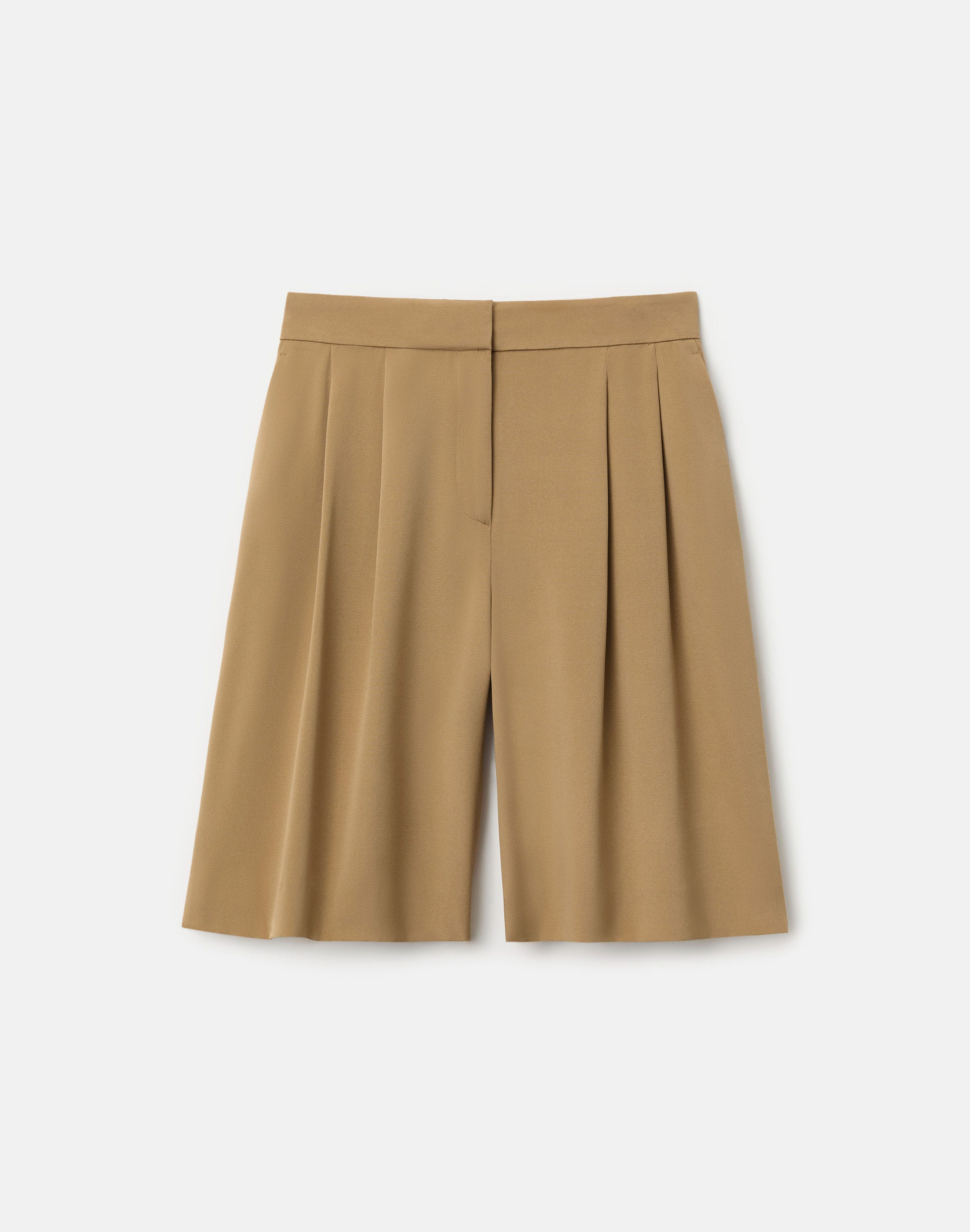 Organic Silk Stretch Georgette Sutton Wide Leg Short