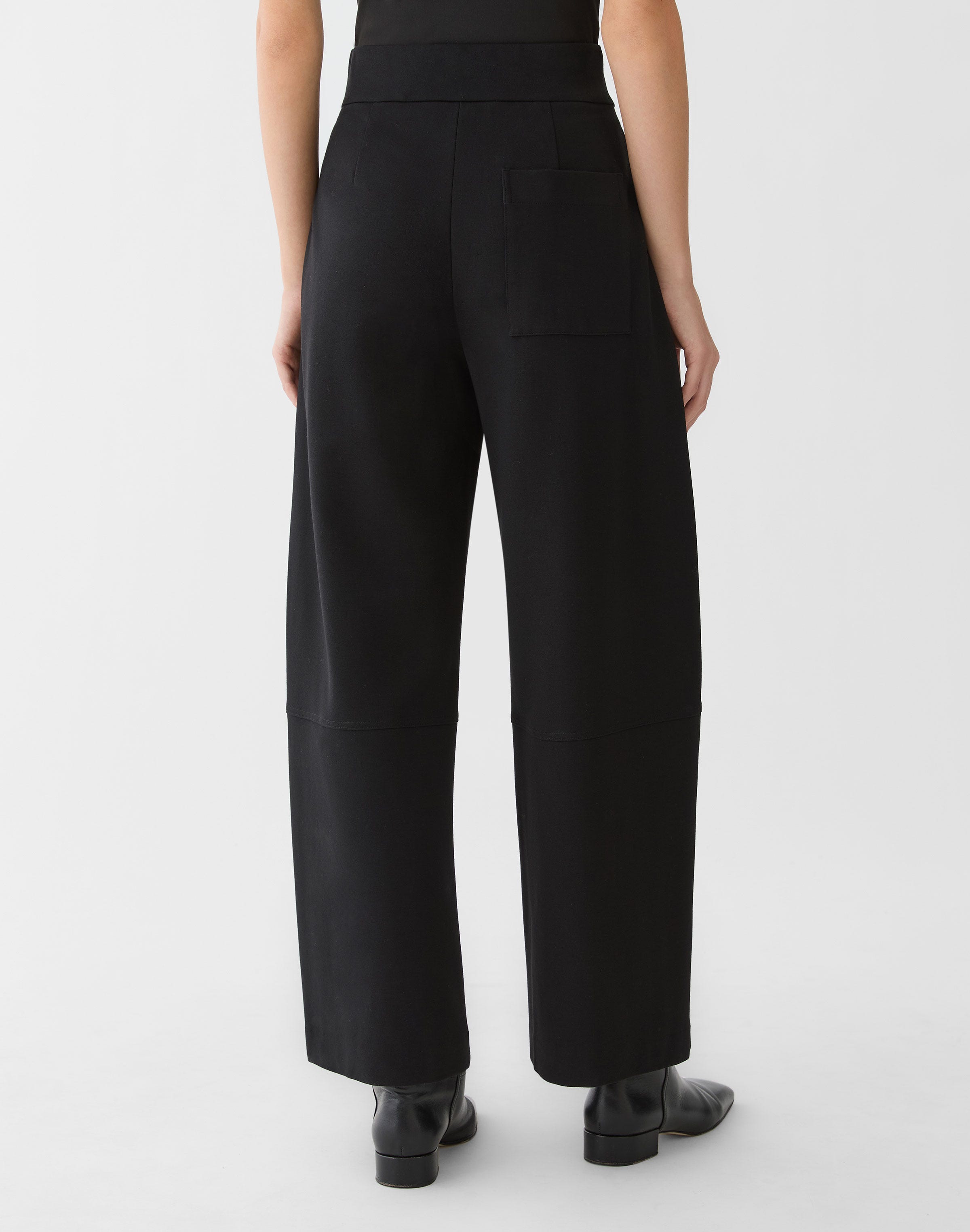 Regenerated Punto Milano Walker Barrel Leg Ankle Pant