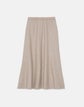 Responsible Wool-Cashmere Double Face Jersey Reversible Skirt