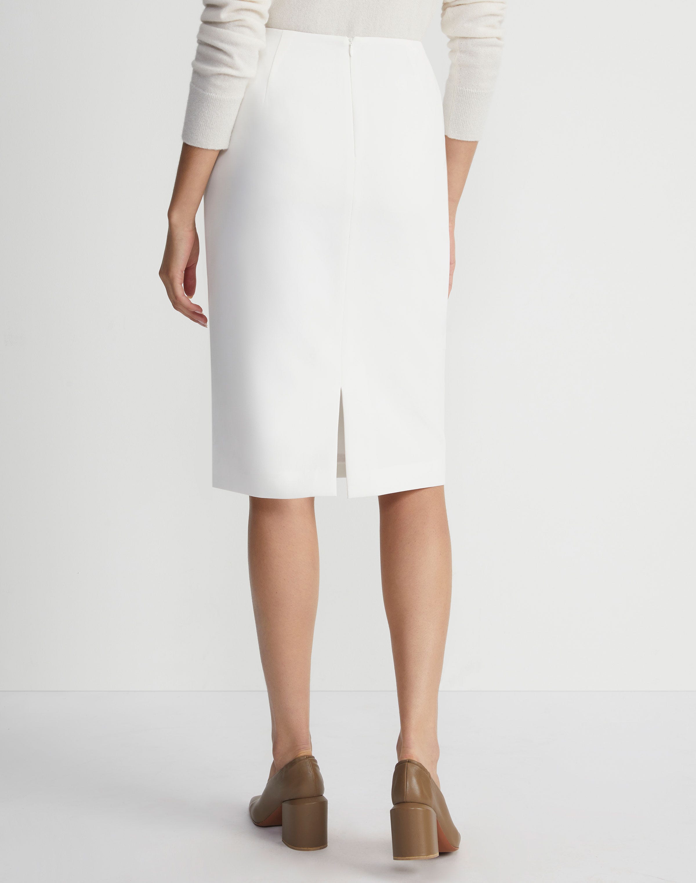 Finesse Crepe Pencil Skirt
