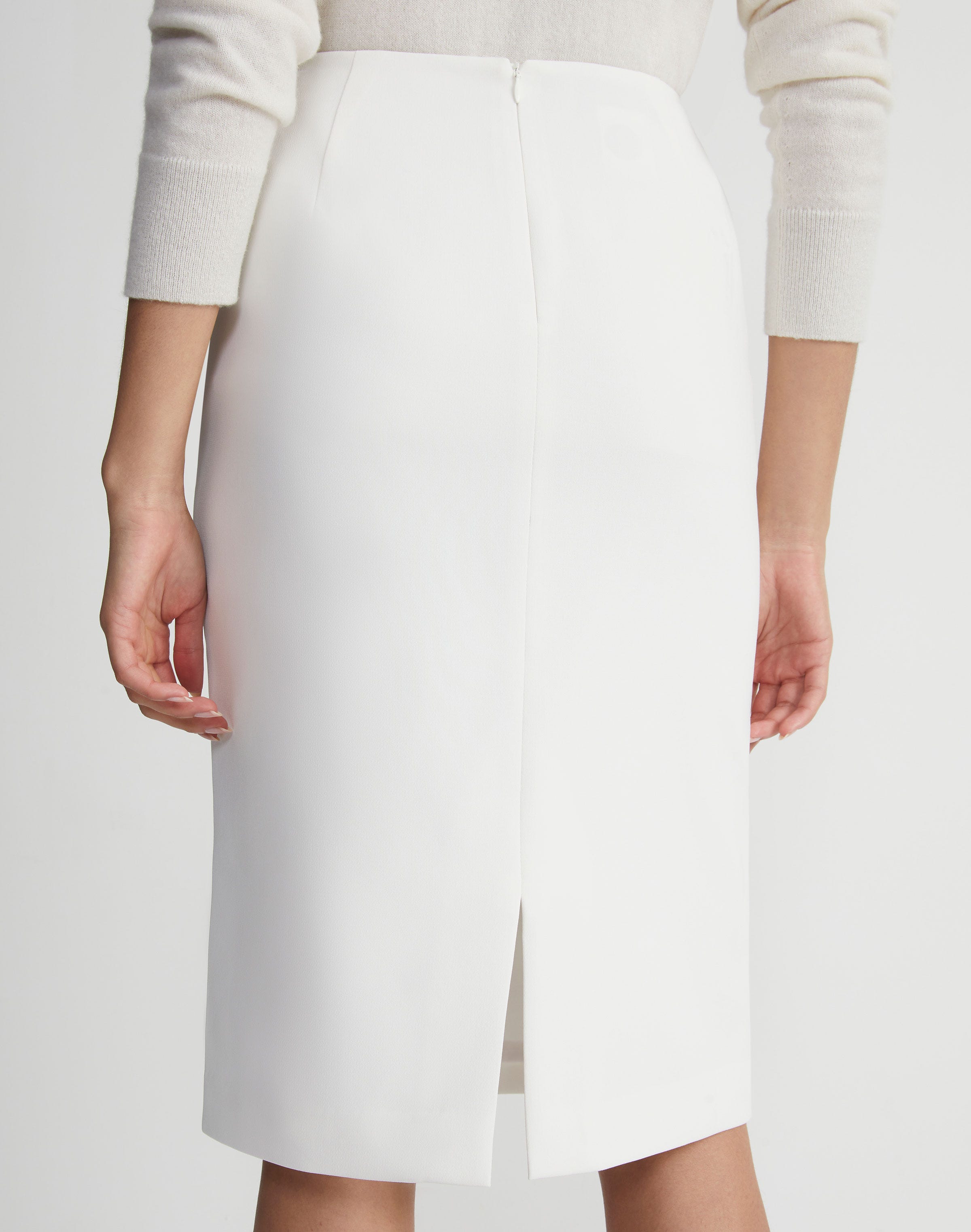 Finesse Crepe Pencil Skirt