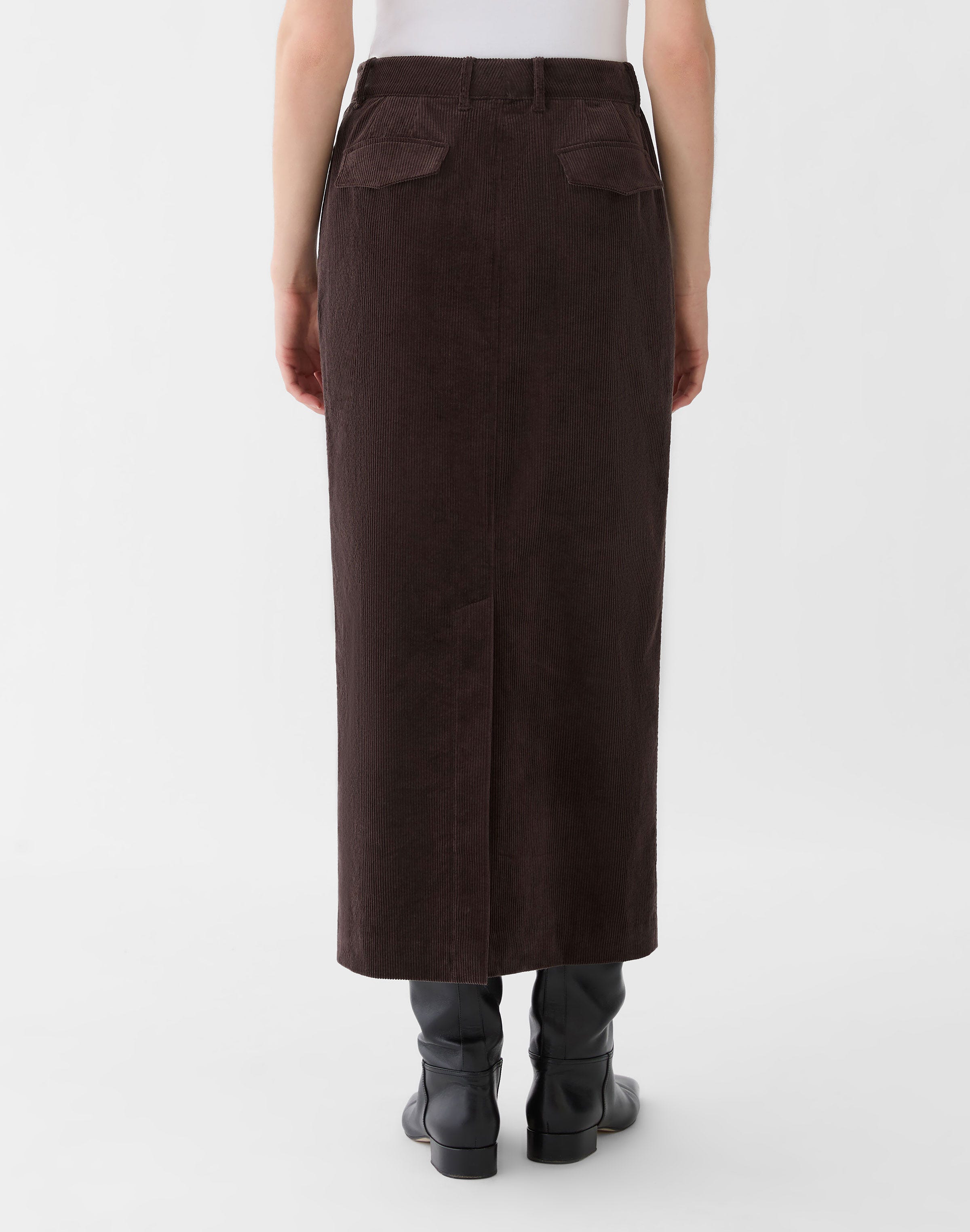 Cotton Corduroy Trouser Skirt