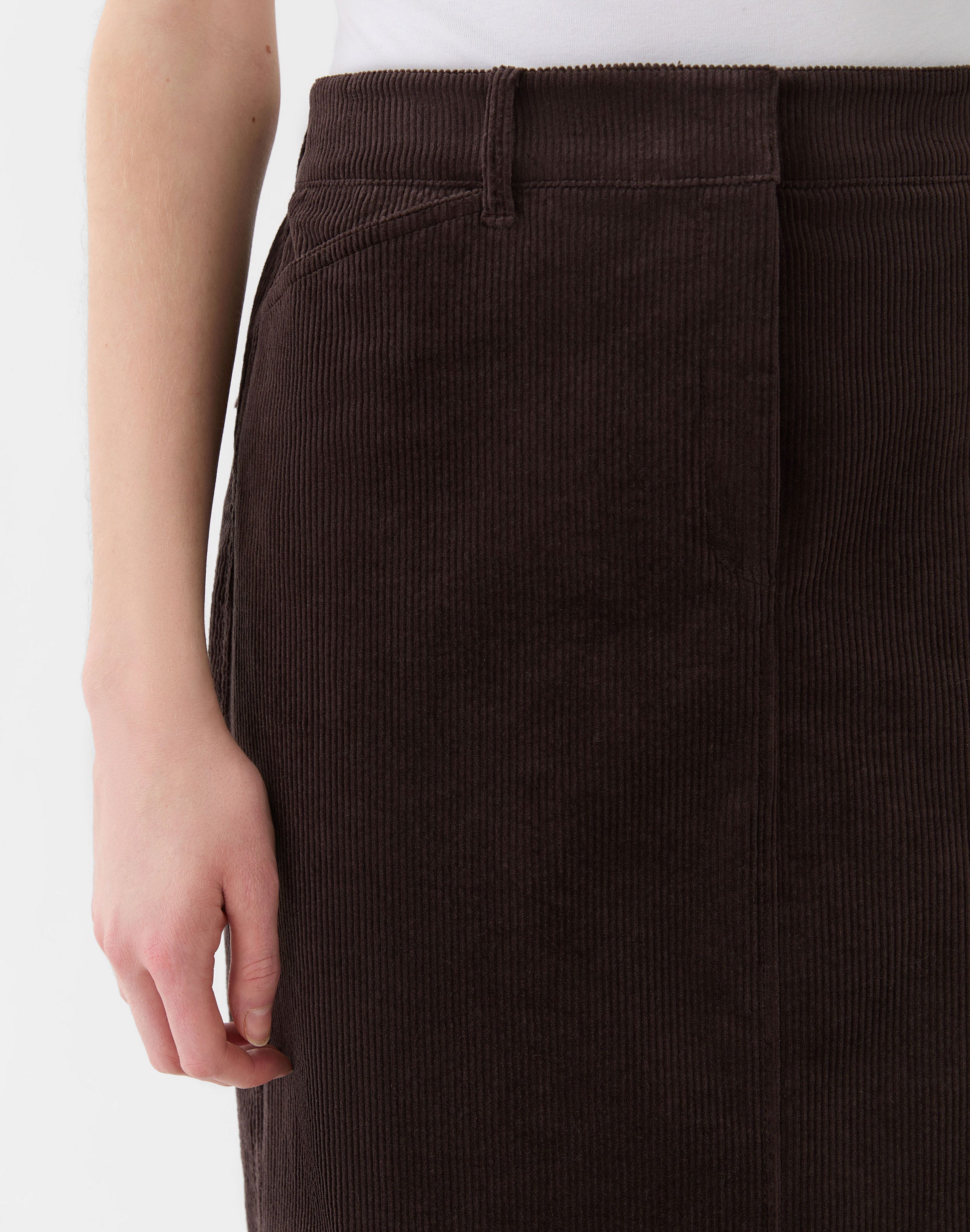 Cotton Corduroy Trouser Skirt