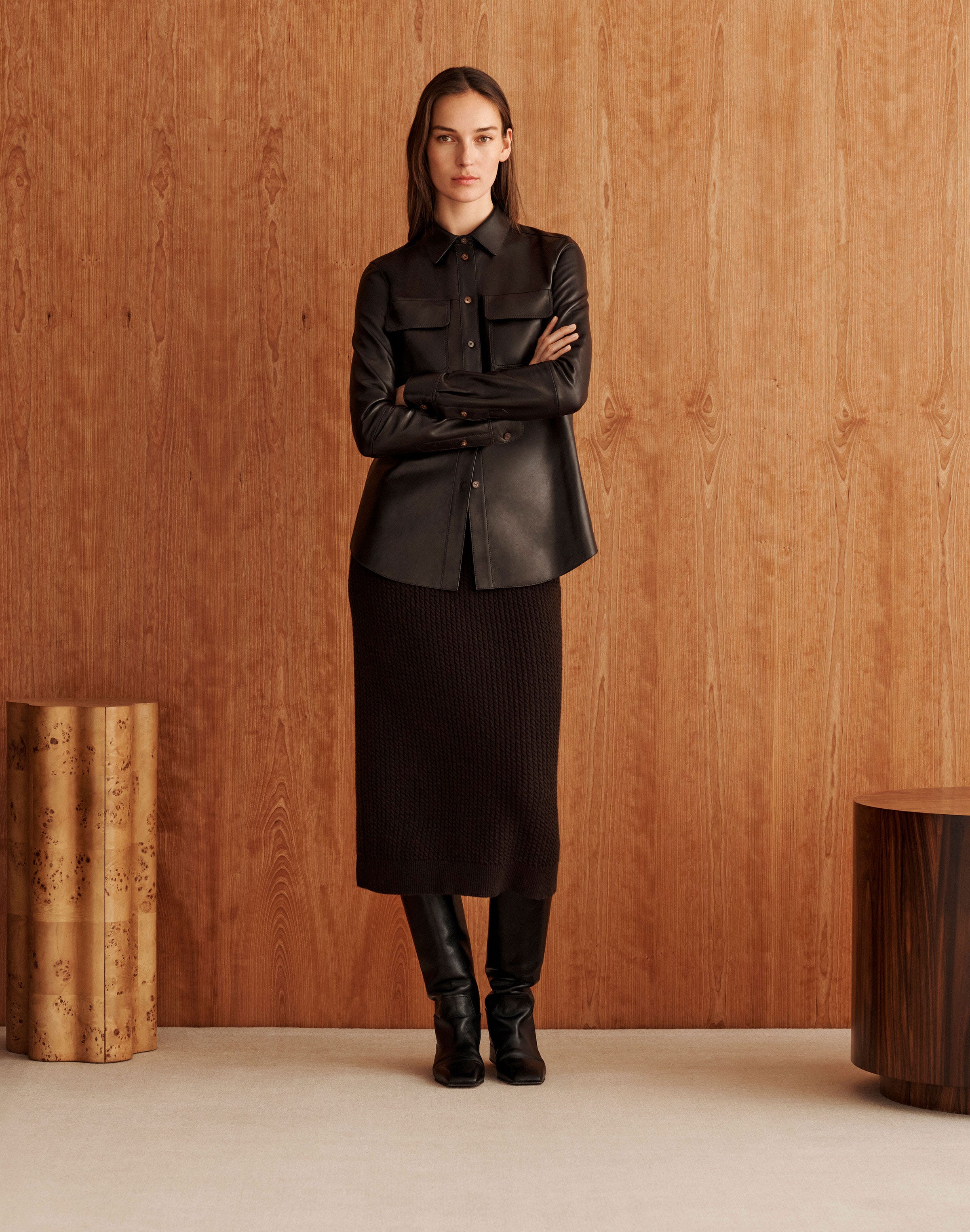 Cotton Corduroy Trouser Skirt