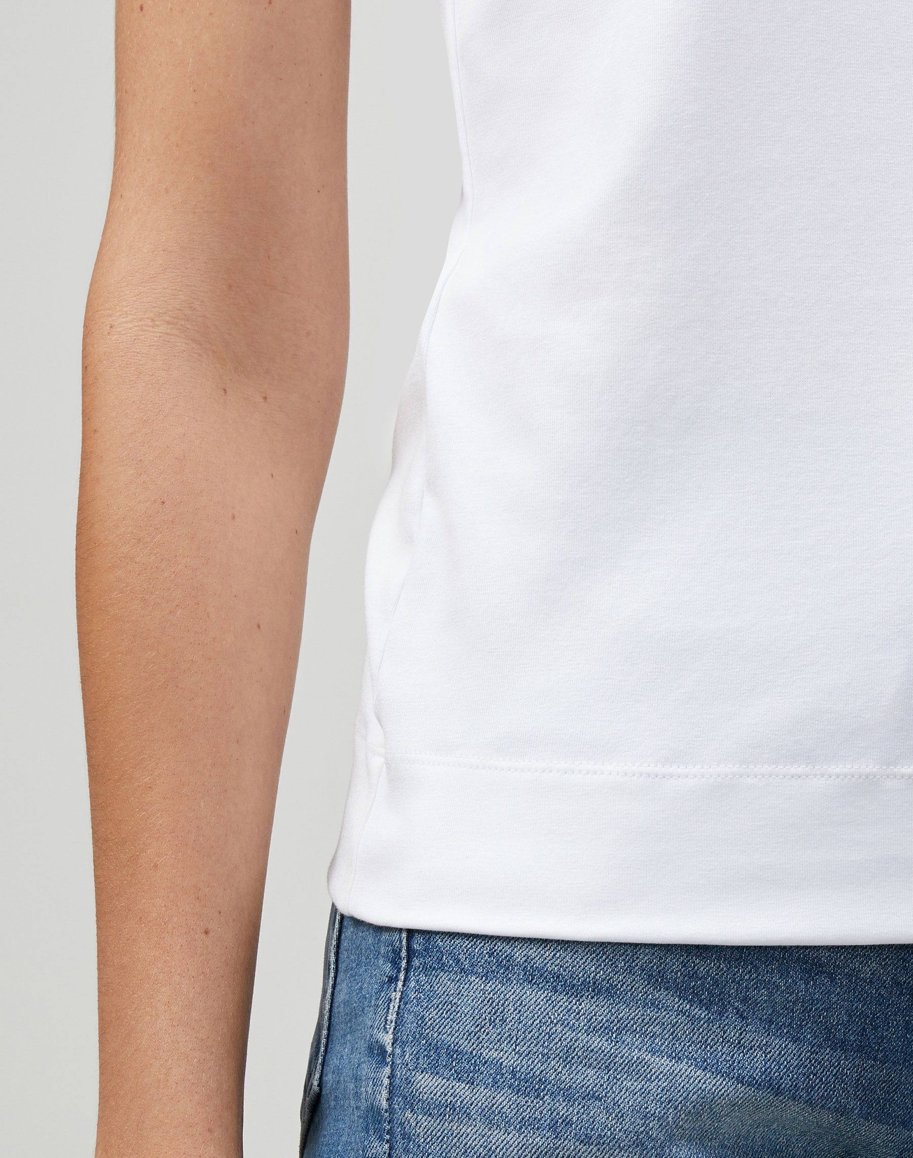 Cotton Rib Scoop Neck Tank