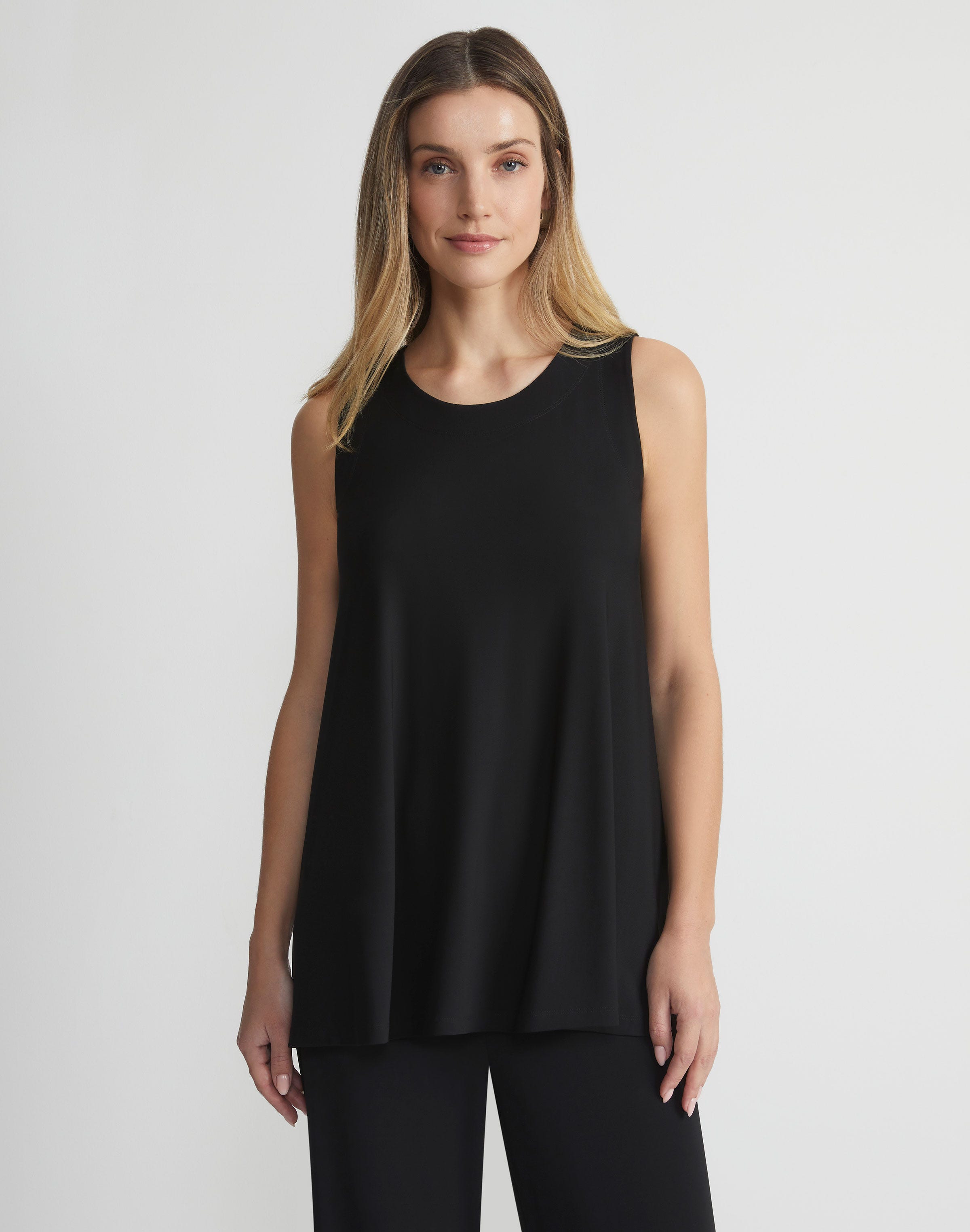 Matte Jersey Scoop Neck Tank