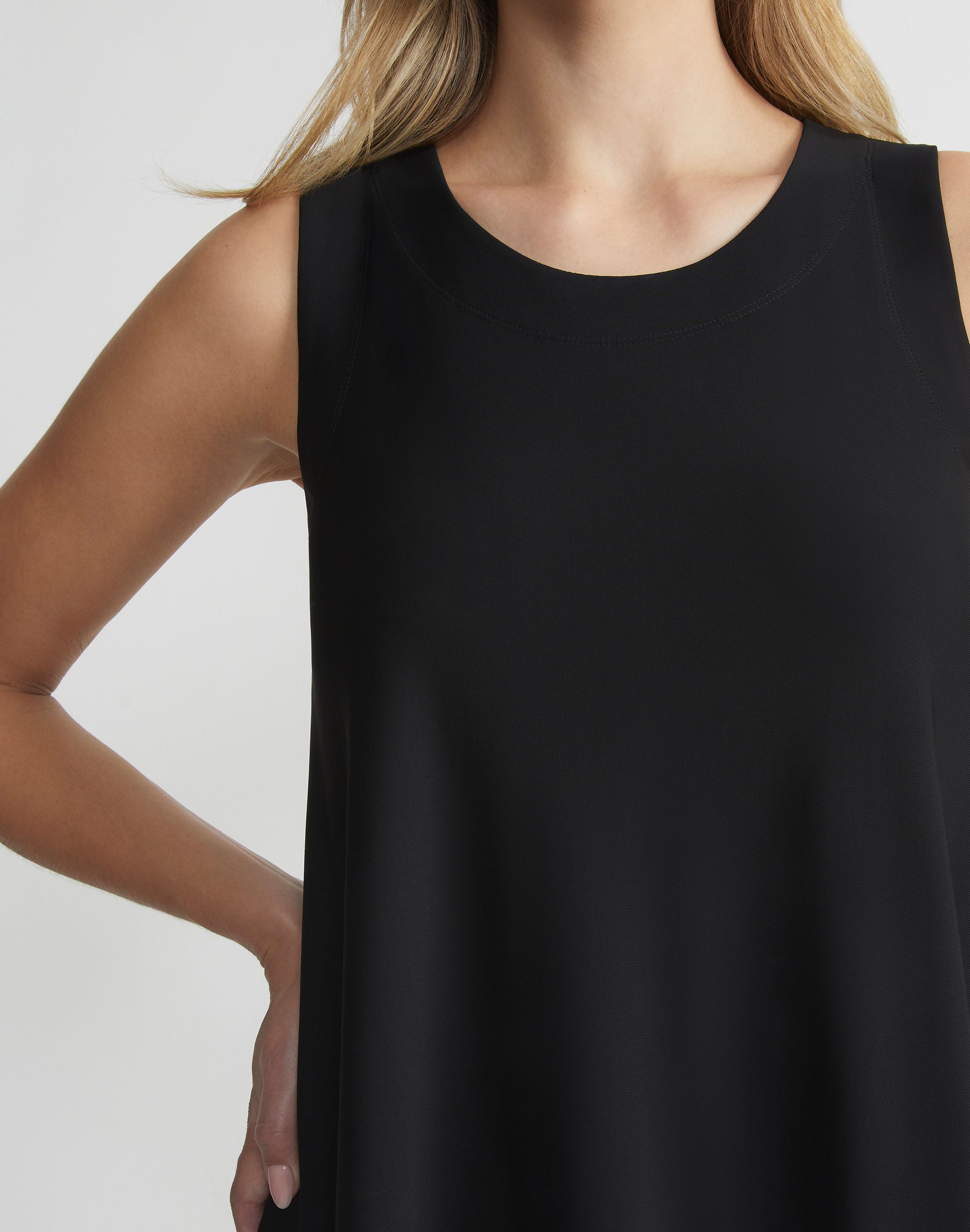 Matte Jersey Scoop Neck Tank