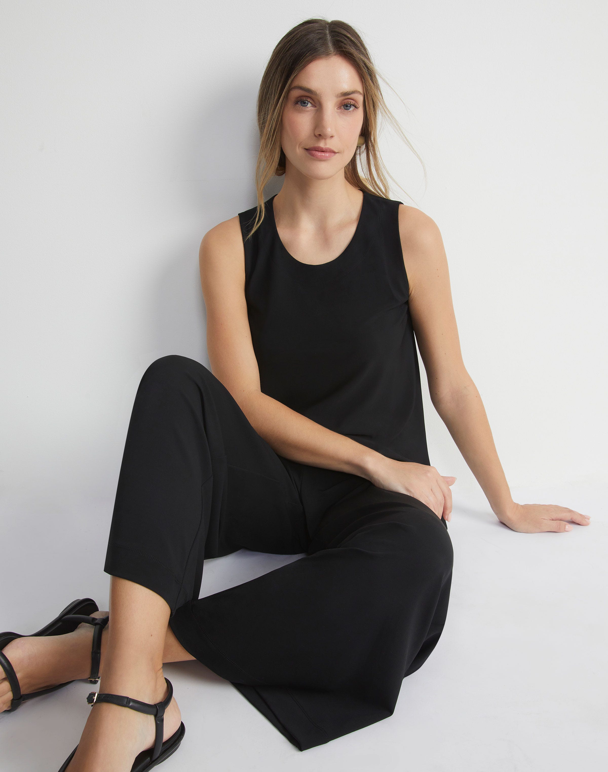 Matte Jersey Scoop Neck Tank