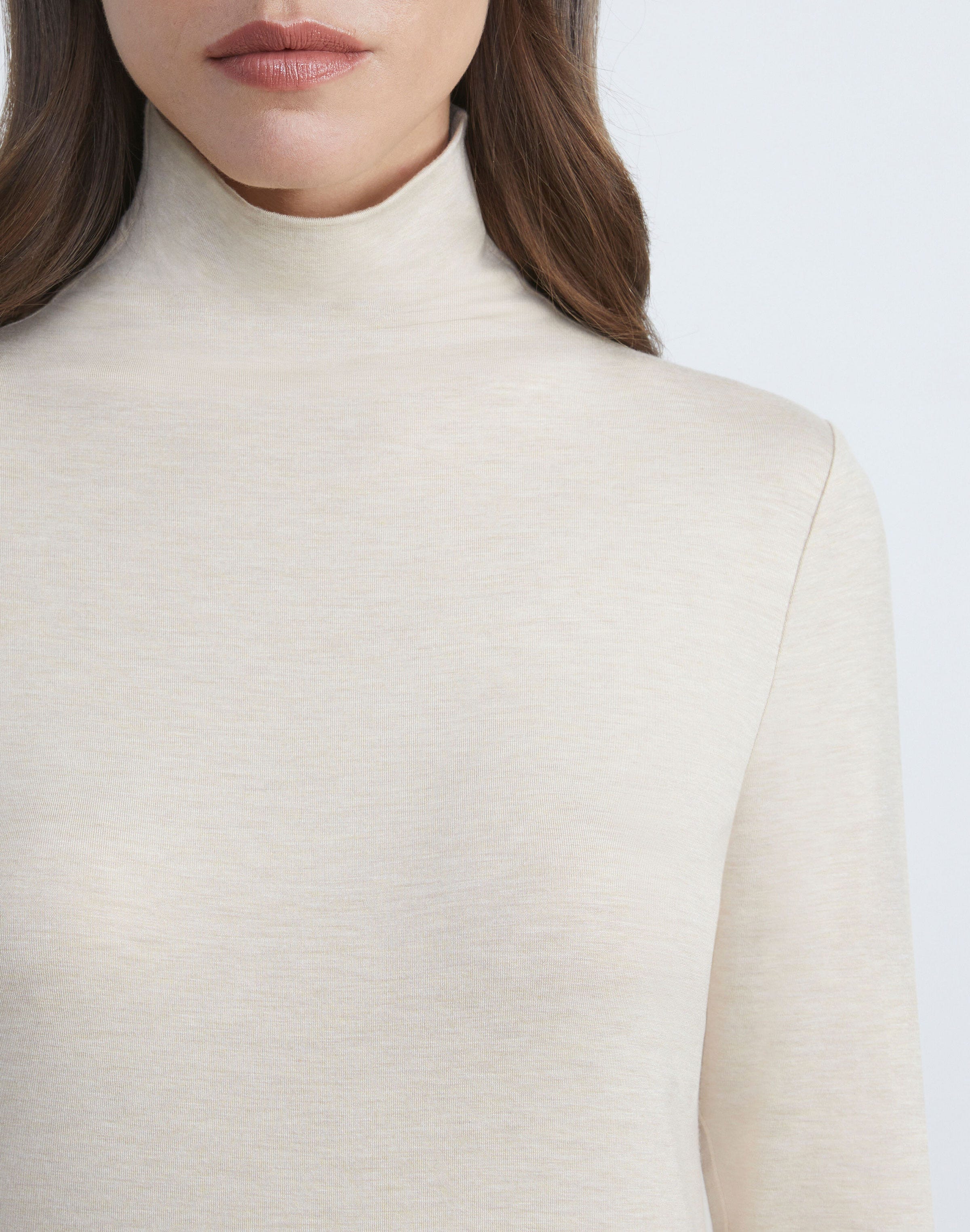 Plus-Size Nouveau Jersey Turtleneck