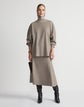 Responsible Wool-Cashmere Double Face Jersey Reversible Turtleneck