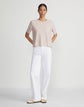 Stripe Cotton Jersey Pocket T-Shirt