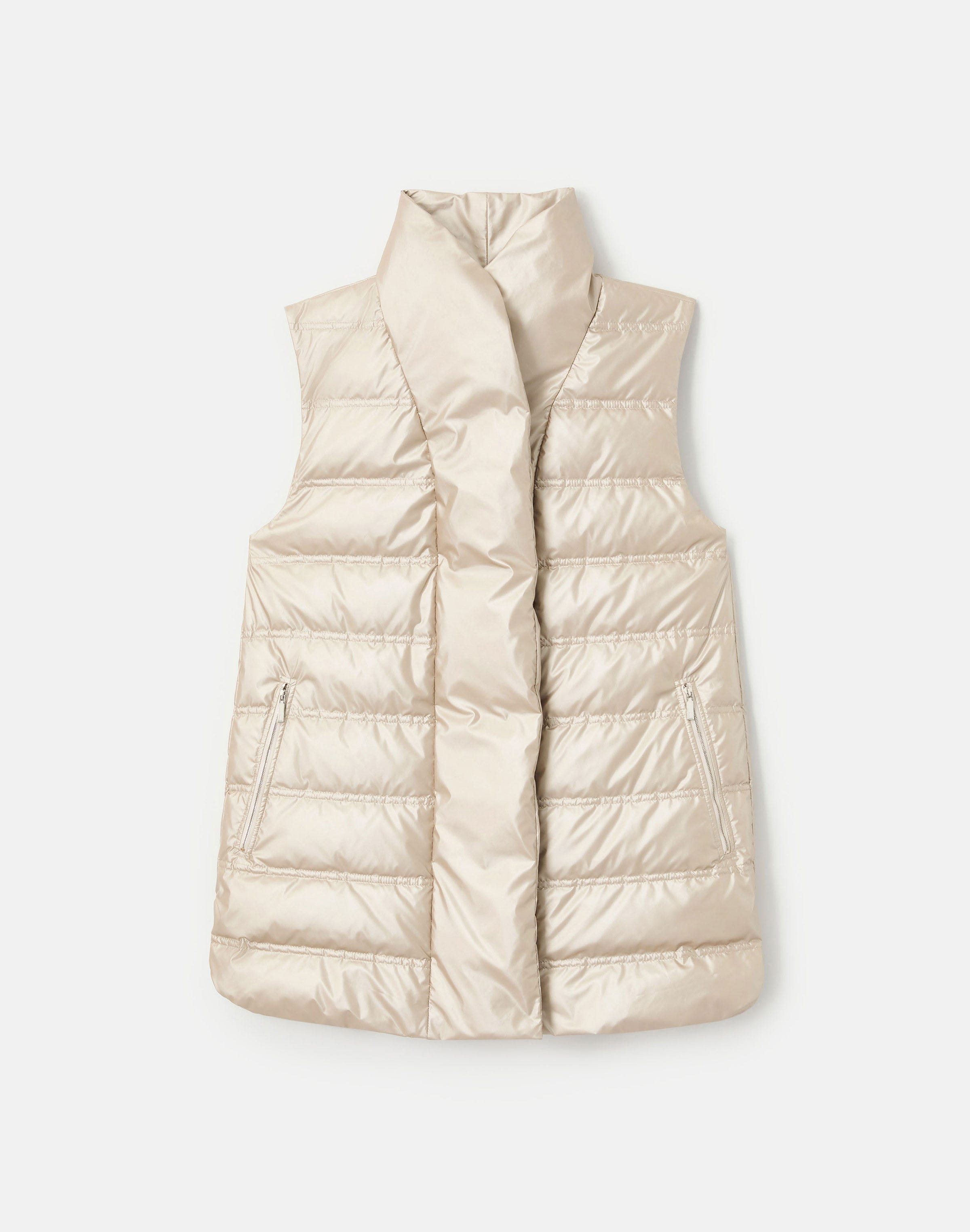 Pearlized Tech Reversible Down Puffer Vest