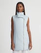 Petite Recycled Tech Stand Collar Down Vest