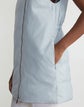 Petite Recycled Tech Stand Collar Down Vest