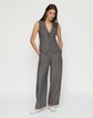 Organic Linen Waistcoat Vest