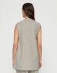 Tropical Weave Open Front Vest