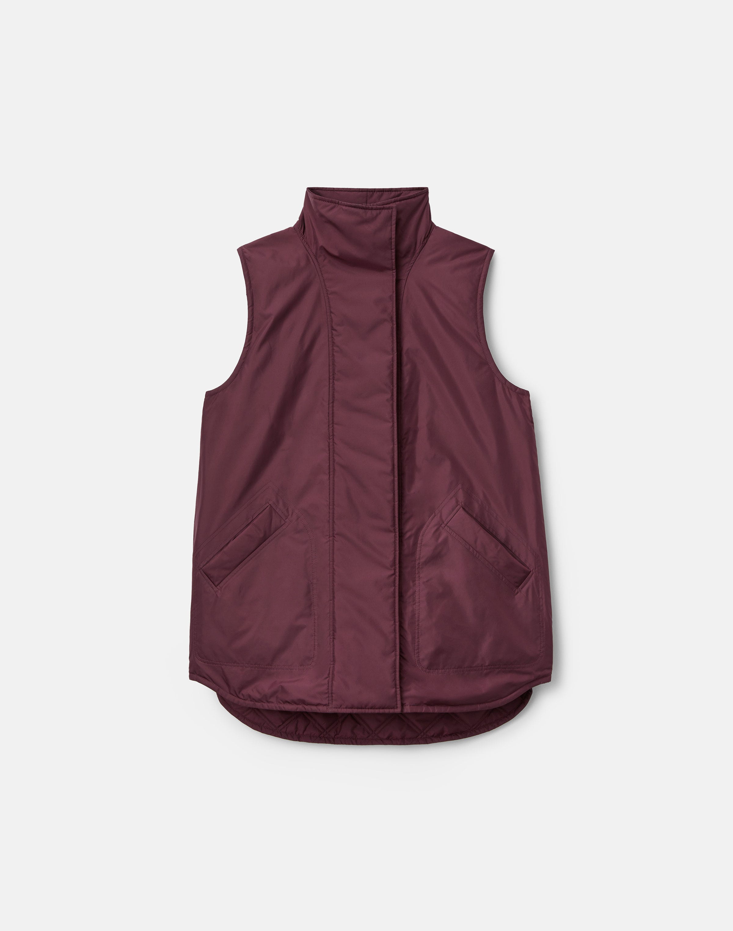 Plus-Size Technical Reversible Puffer Vest