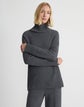 Plus-Size Cashmere Stand Collar Sweater