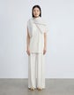 Plus-Size Cashmere Ribbed V-Neck Sweater