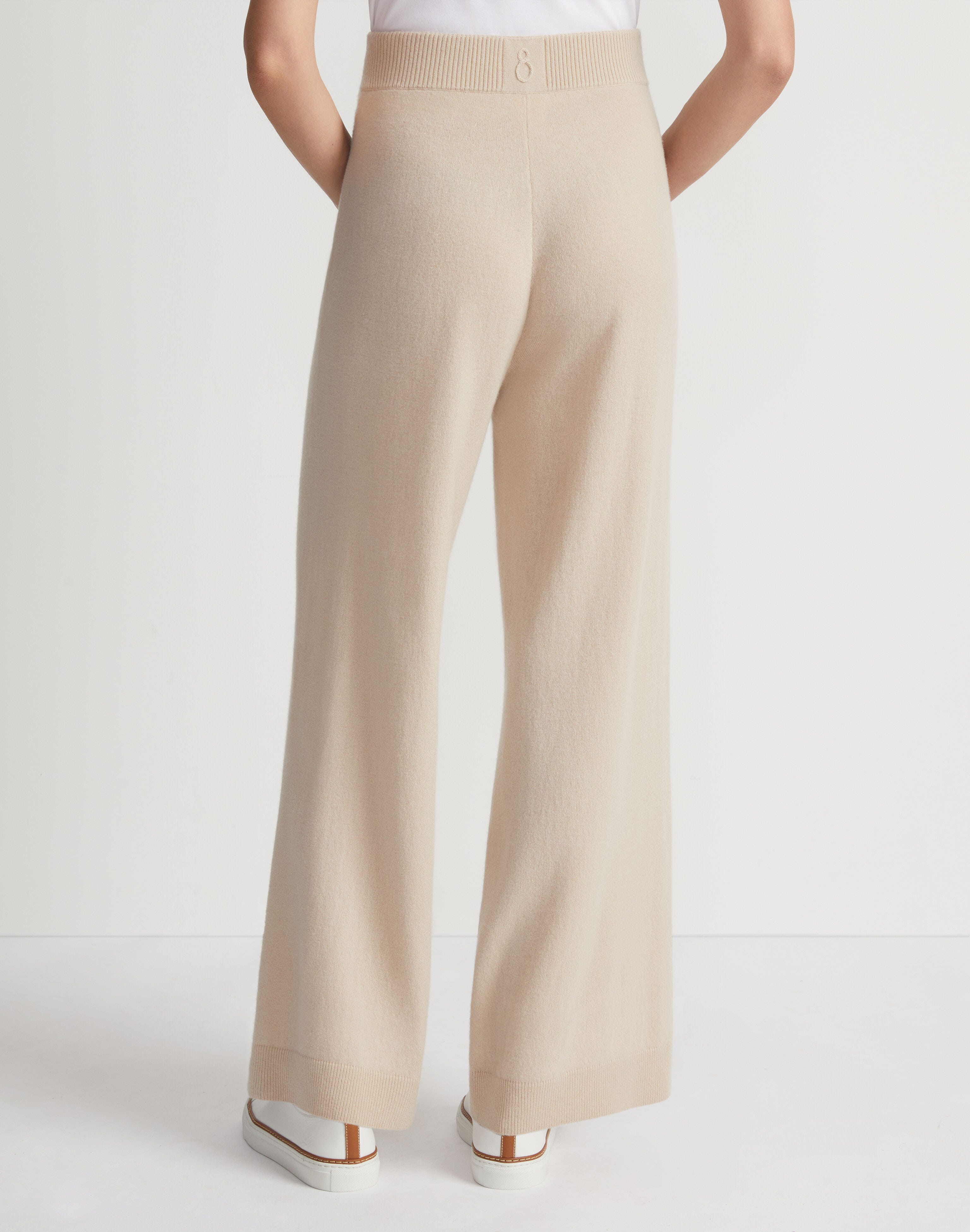 Responsible Wool-Cashmere Wide Leg Pant
