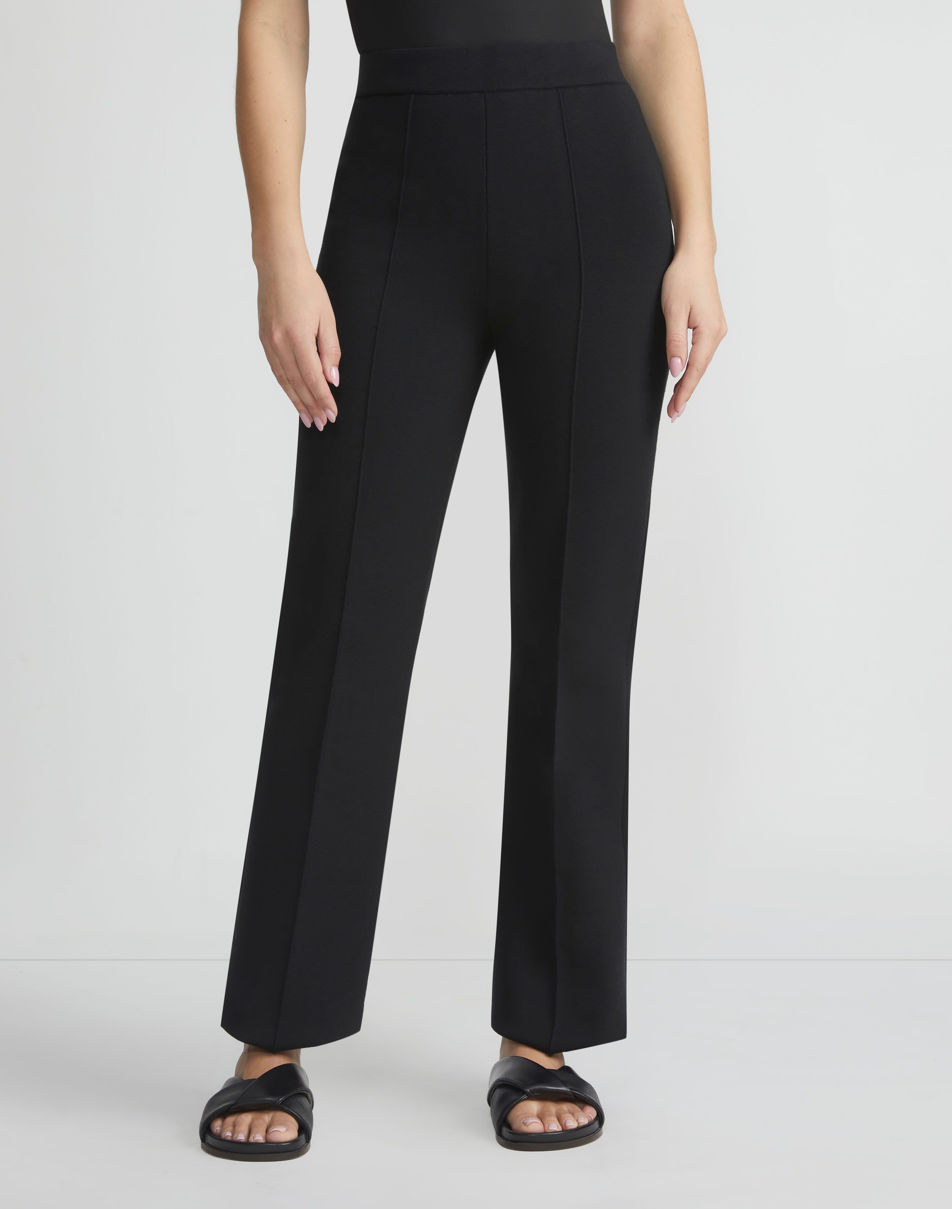 Plus-Size Responsible Matte Crepe Foley Flared Pant