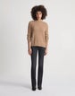 Petite Cashmere & Finespun Voile Cable Crewneck Sweater