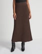 Finespun Voile Sunburst Ribbed Skirt