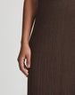 Finespun Voile Sunburst Ribbed Skirt
