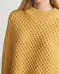 Responsible Wool-Cashmere Textured Stitch Drop Shoulder Sweater