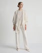 Petite Cashmere Wood Grain Intarsia Sweater