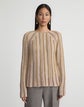 Hand-Embroidered Metallic Wool-Cashmere Sweater