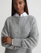 Baroque Hand-Beaded Merino Wool-Cashmere Sweater