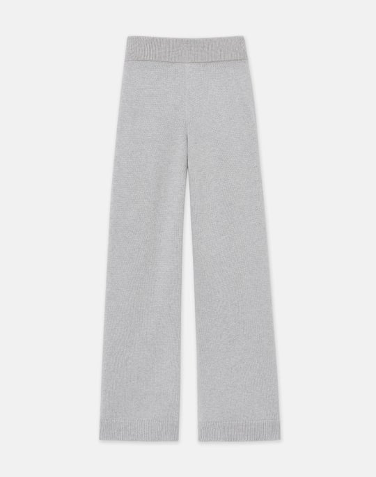 Cotton-Silk Tape Knit Pant