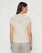 Cotton Open Stitch Sweater Vest