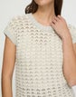Cotton Open Stitch Sweater Vest