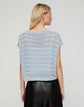 Linen-Silk Lace Stitch Shell