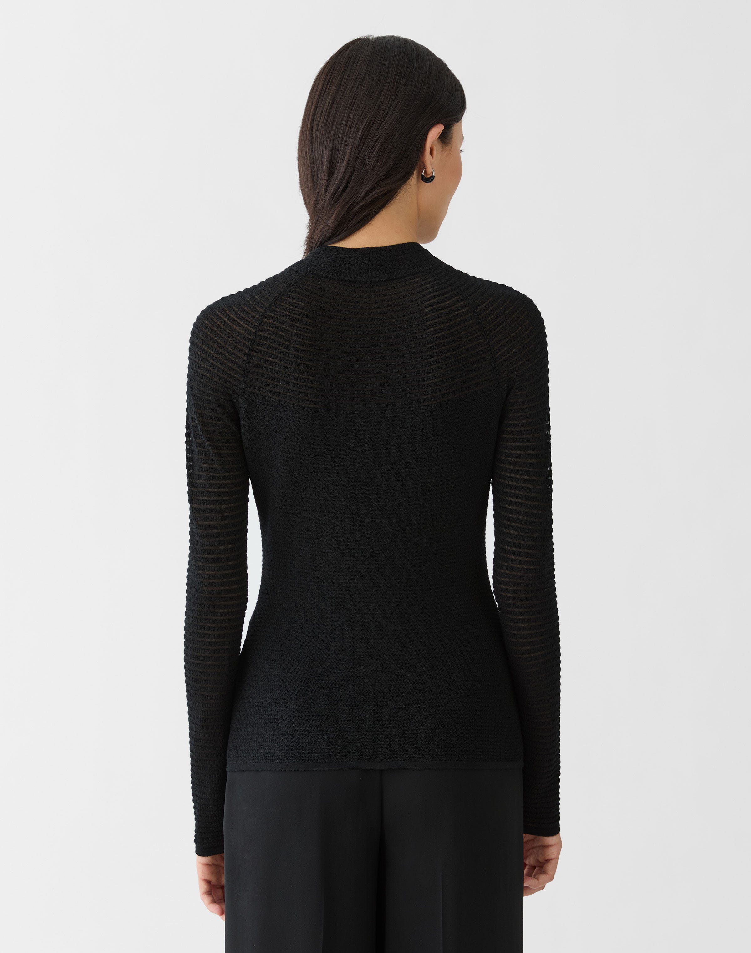 Superfine Merino Wool Striped Sweater