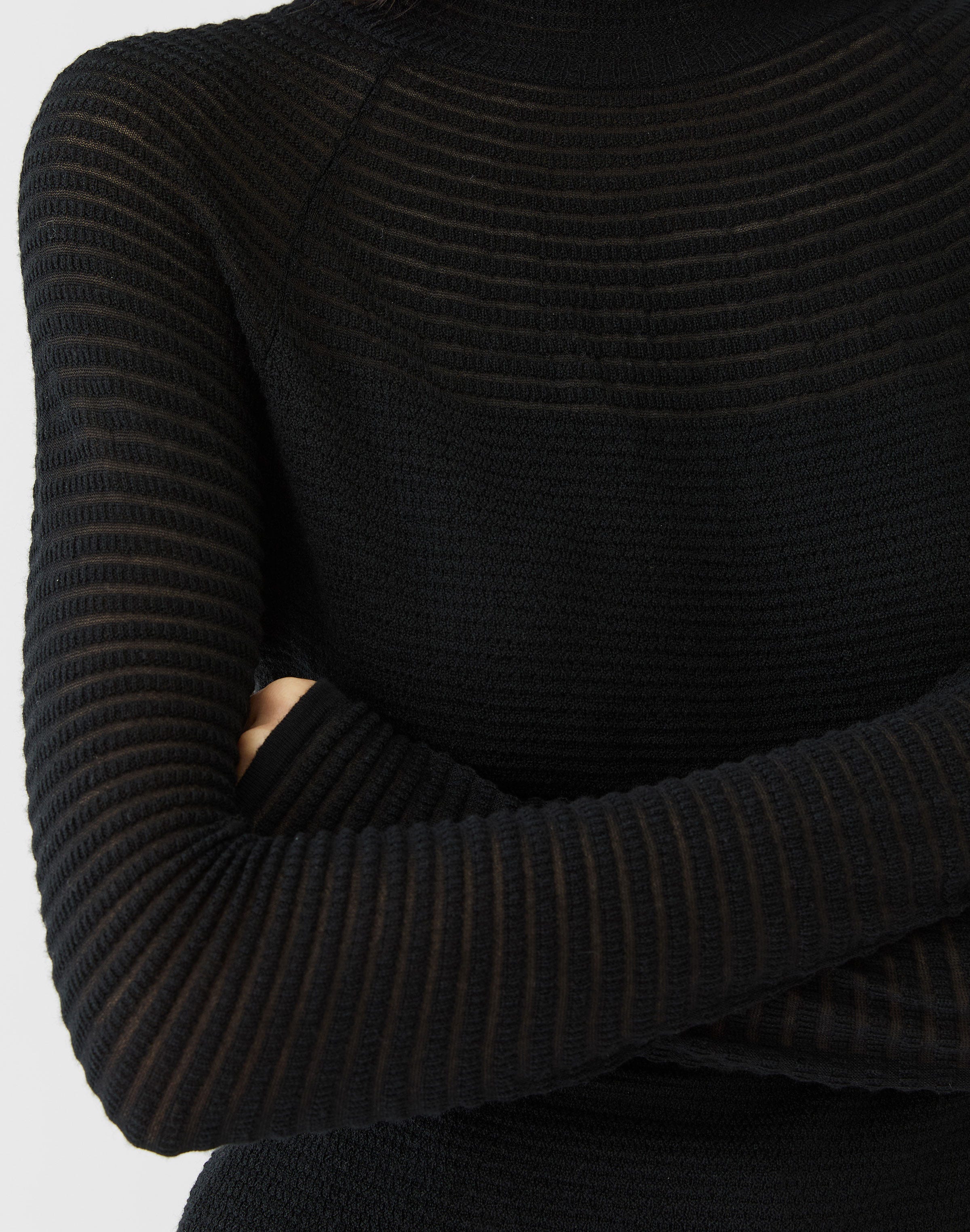 Superfine Merino Wool Striped Sweater