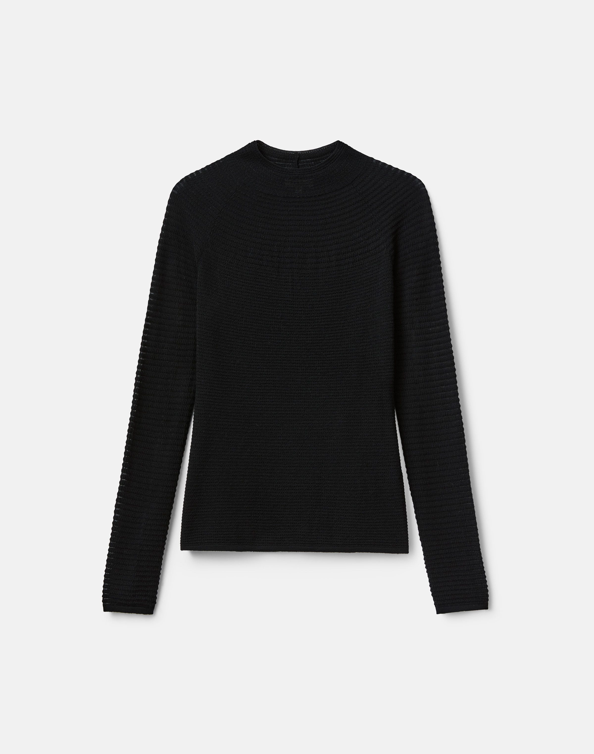 Superfine Merino Wool Striped Sweater