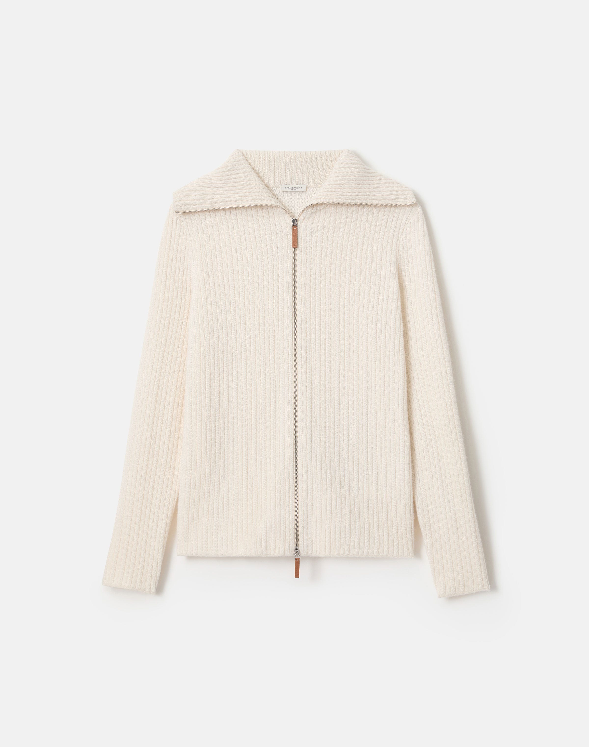 Cashmere & Finespun Voile Collared Cardigan