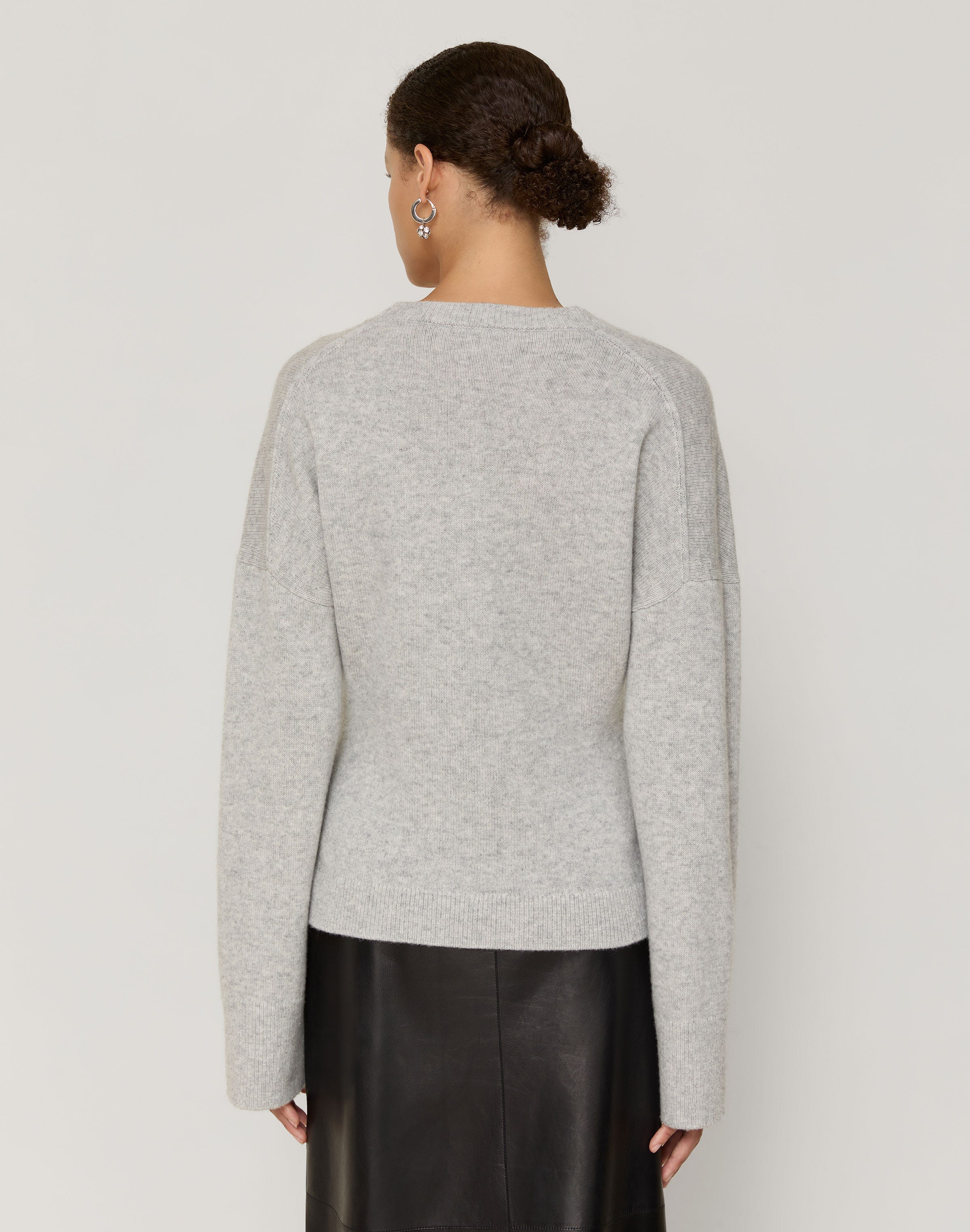 Wool-Cashmere V-Neck Cardigan
