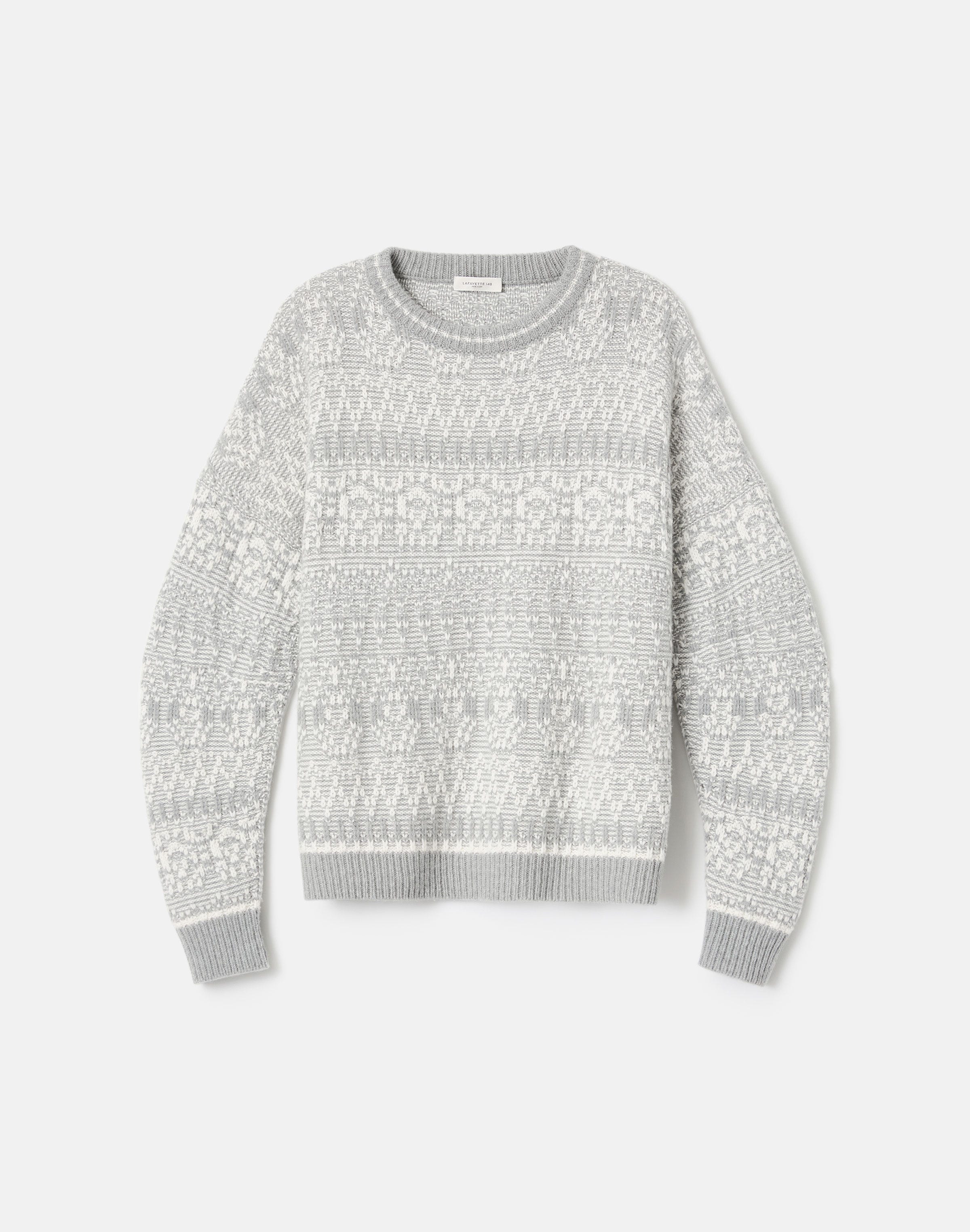 Merino Wool-Cashmere Fair Isle Sweater